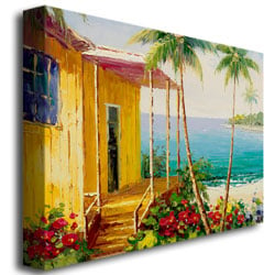 Rio Key West Villa Canvas Art 18 x 24 Image 3