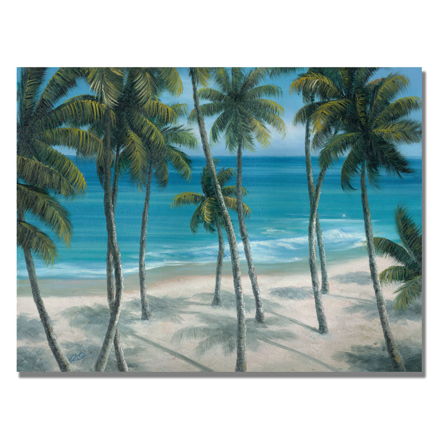 Rio Barbados Palms Canvas Art 18 x 24 Image 1