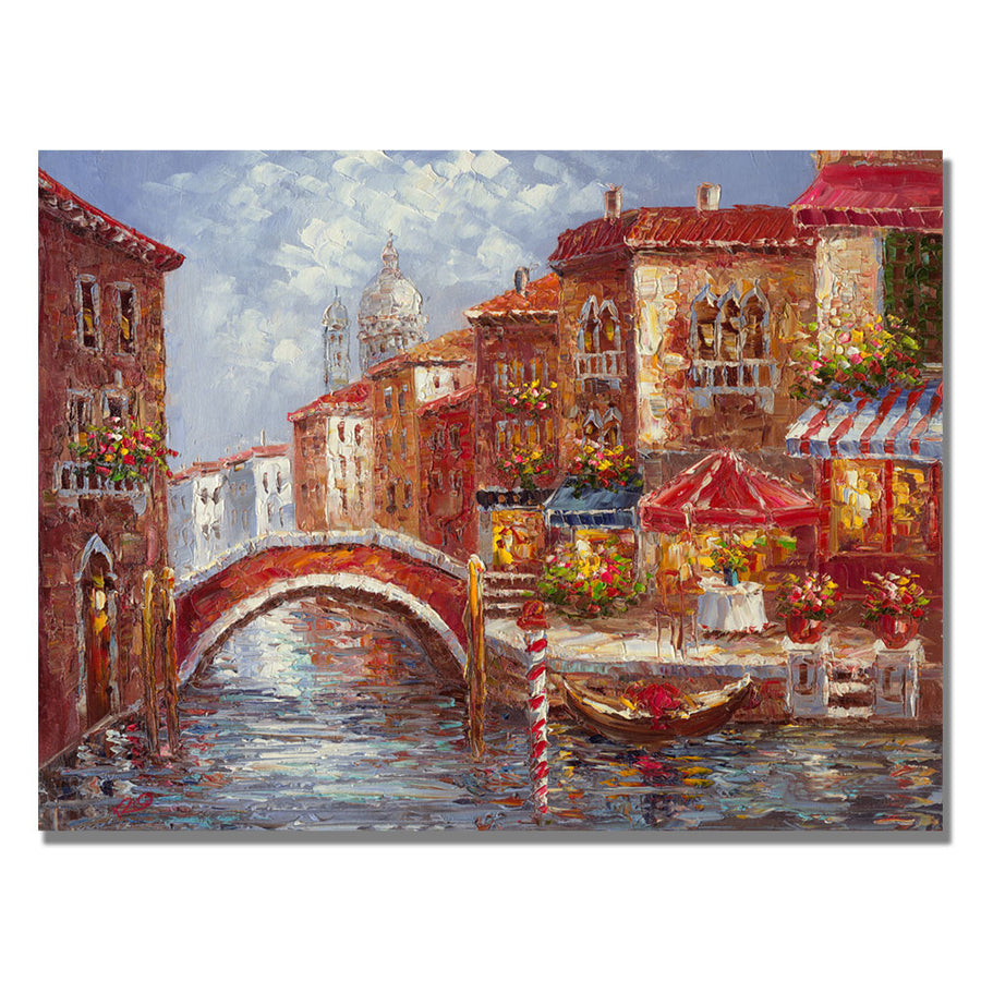 Rio Venetian Waterways Canvas Art 18 x 24 Image 1