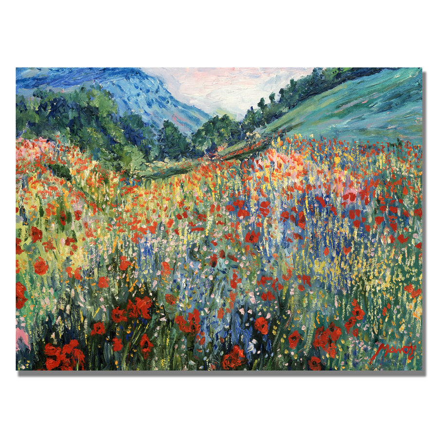 Field of Wild Flowers Canvas Art 18 x 24 Image 1
