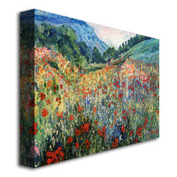 Field of Wild Flowers Canvas Art 18 x 24 Image 3