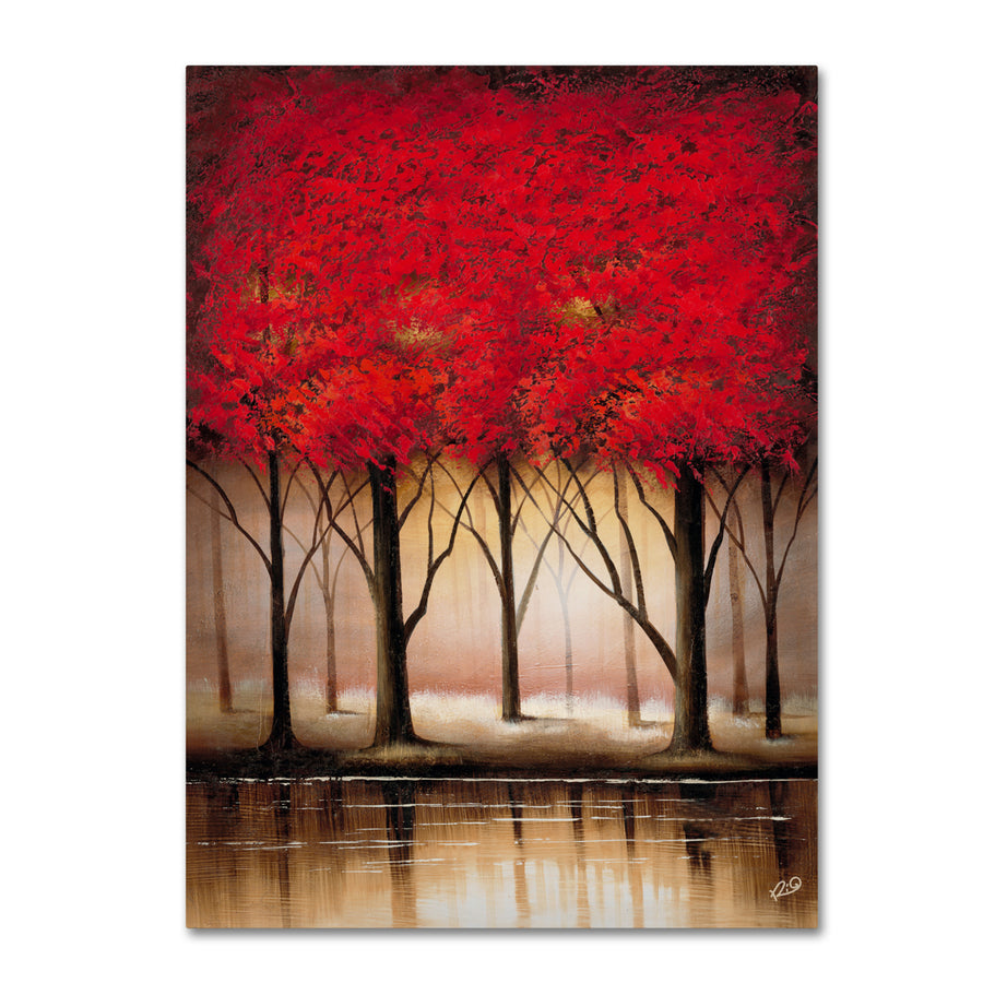 Rio Serenade in Red Canvas Art 18 x 24 Image 1