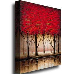Rio Serenade in Red Canvas Art 18 x 24 Image 3