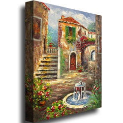 Rio Tuscan Cottage Canvas Art 18 x 24 Image 3