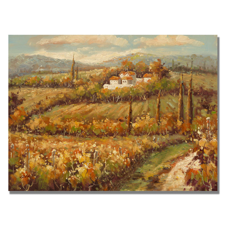 Rio Hillside Cottage Canvas Art 18 x 24 Image 1