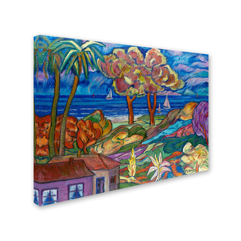Manor Shadian House By the Beach Canvas Art 18 x 24 Image 2