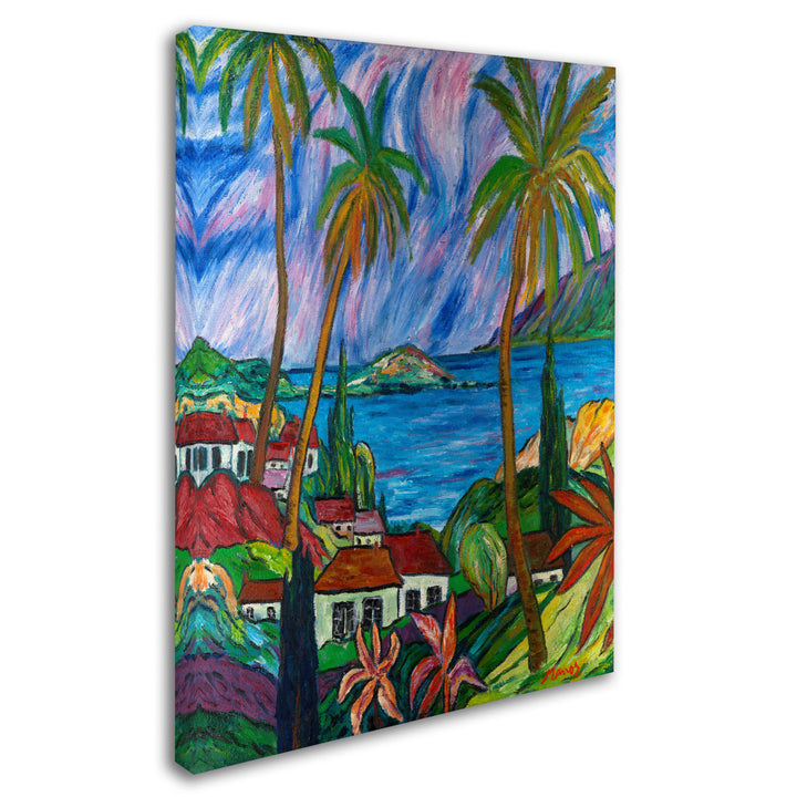 Manor Shadian Tropical Paradise Canvas Art 18 x 24 Image 2