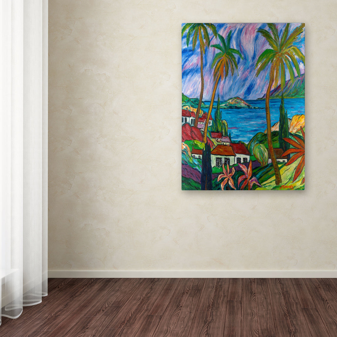 Manor Shadian Tropical Paradise Canvas Art 18 x 24 Image 3
