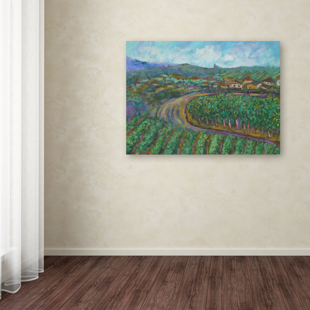 Manor Shadian Cherry Trees and Strawberry Fields Canvas Art 18 x 24 Image 3