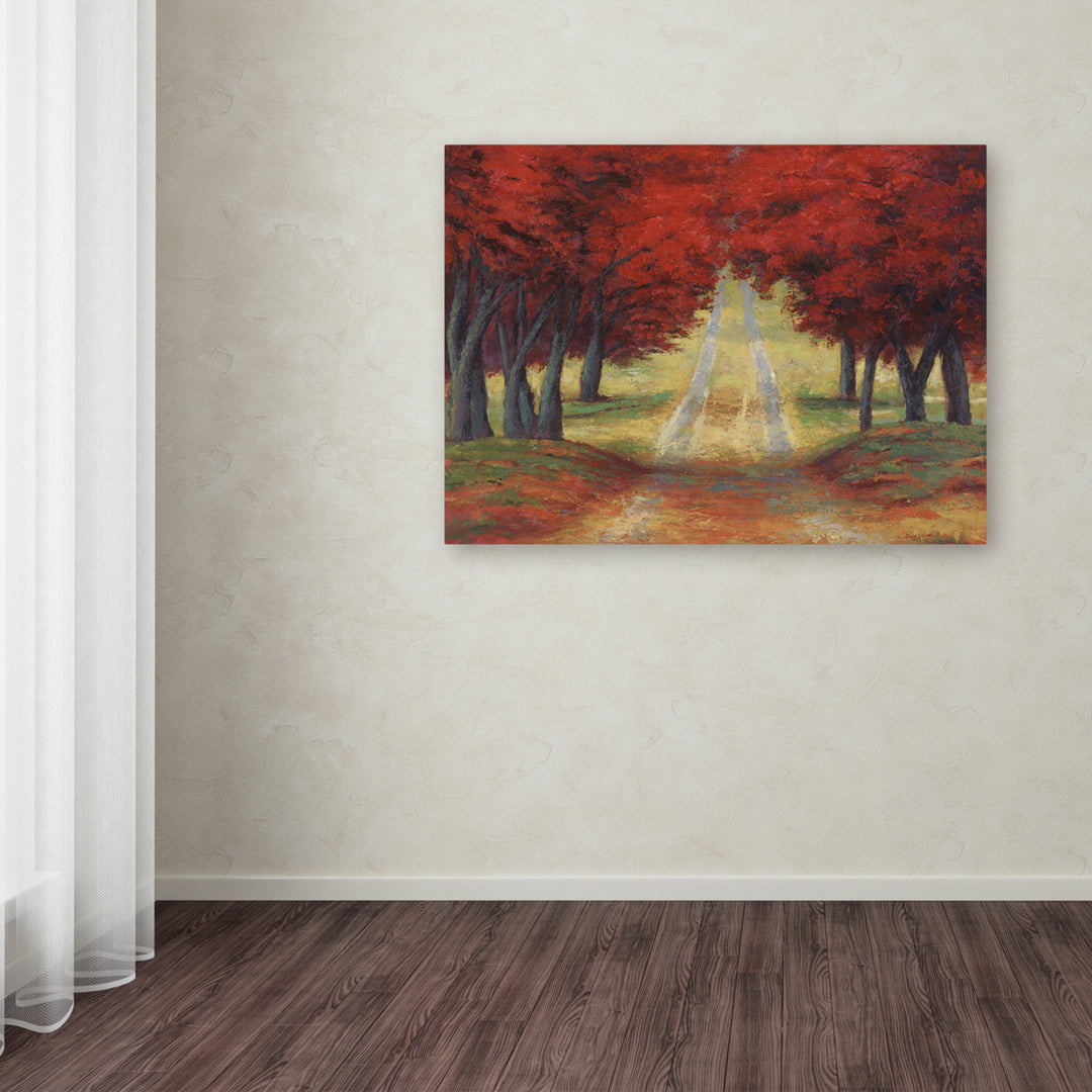 Daniel Moises Autumn Pathway Canvas Art 18 x 24 Image 3