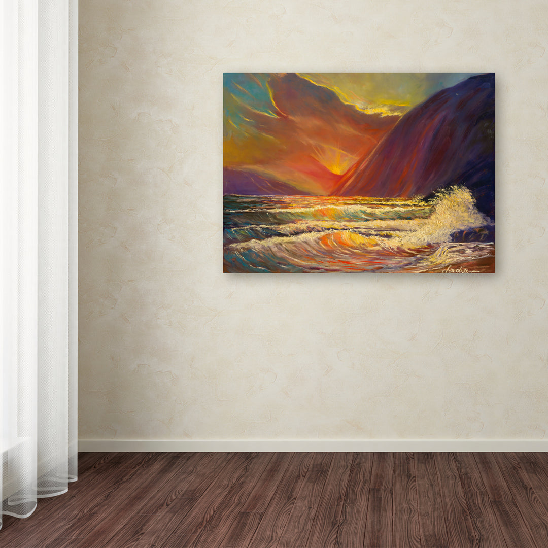 Manor Shadian Hawaiian Coastal Sunset Canvas Art 18 x 24 Image 3