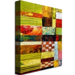 Michelle Calkins Checkers and Stripes Canvas Art 18 x 24 Image 3