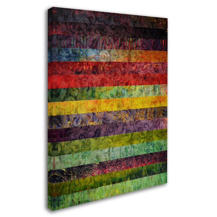 Michelle Calkins Brocade and Fifteen Stripes 3 Canvas Art 18 x 24 Image 2