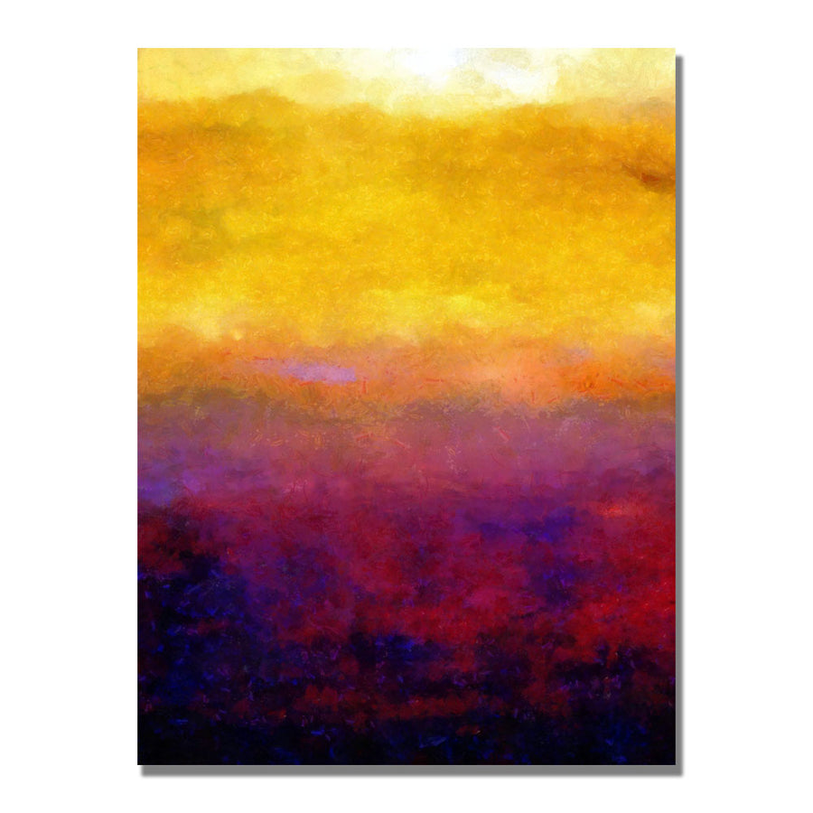 Michelle Calkins Golden Sunset Canvas Art 18 x 24 Image 1