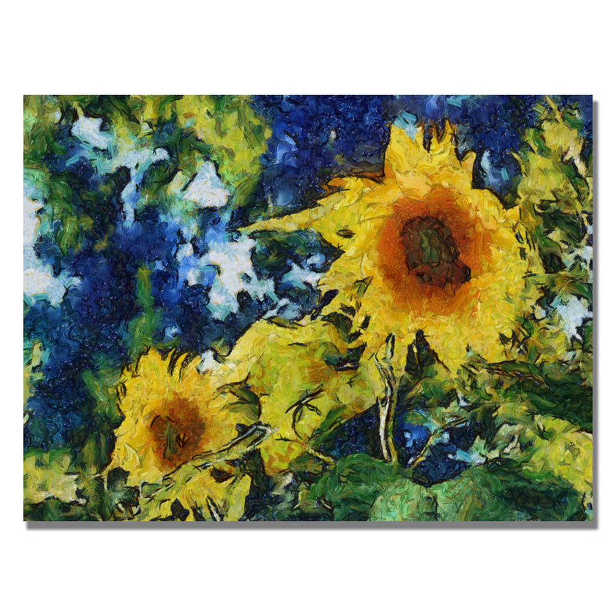 Michelle Calkins Sunflowers Canvas Art 18 x 24 Image 1