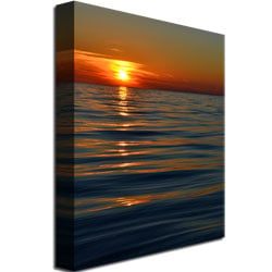 Michelle Calkins Sunset over the Lake Canvas Art 18 x 24 Image 3