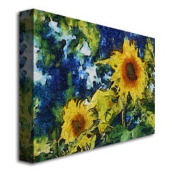 Michelle Calkins Sunflowers Canvas Art 18 x 24 Image 3