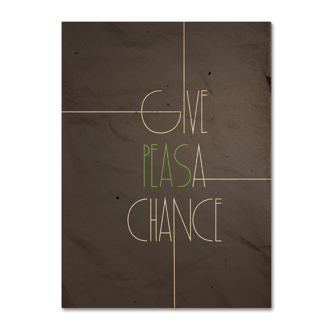 Megan Romo Give Peas a Chance Canvas Art 18 x 24 Image 1