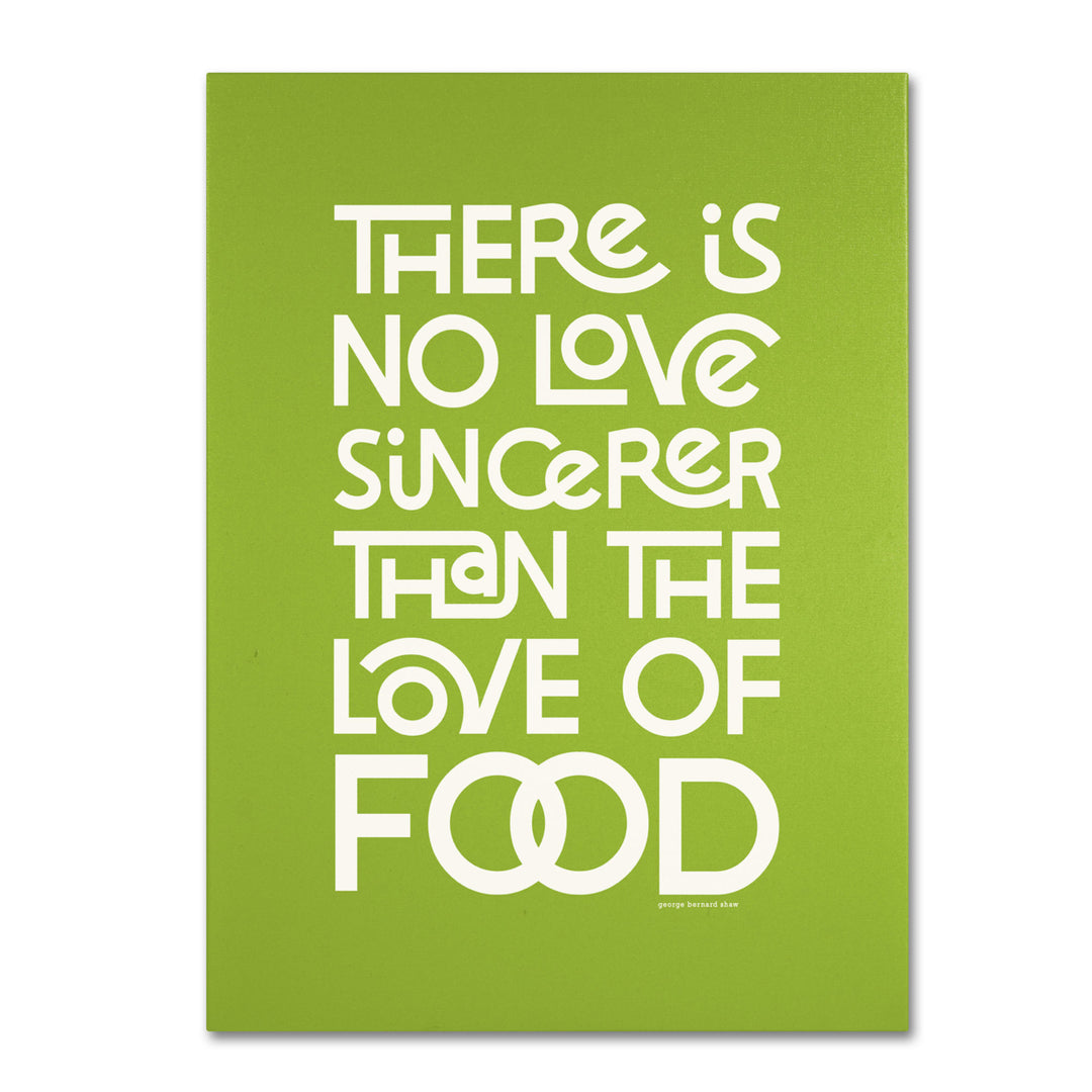 Megan Romo Sincere Love of Food Canvas Art 18 x 24 Image 1