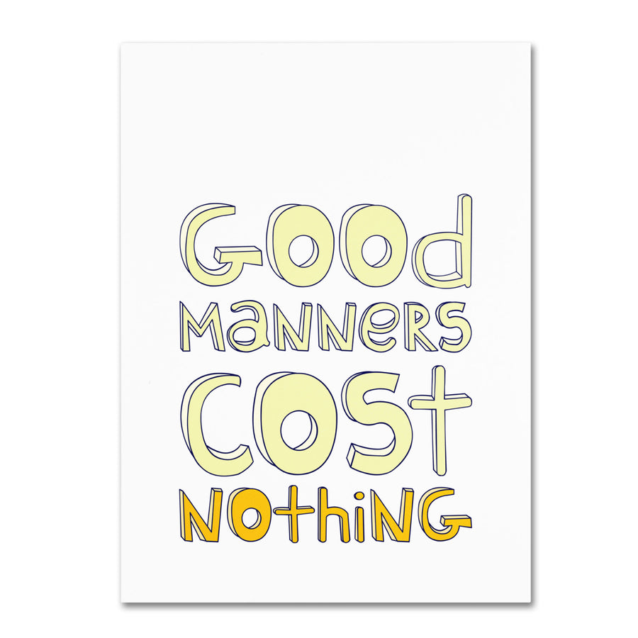 Megan Romo Good Manners II Canvas Art 18 x 24 Image 1