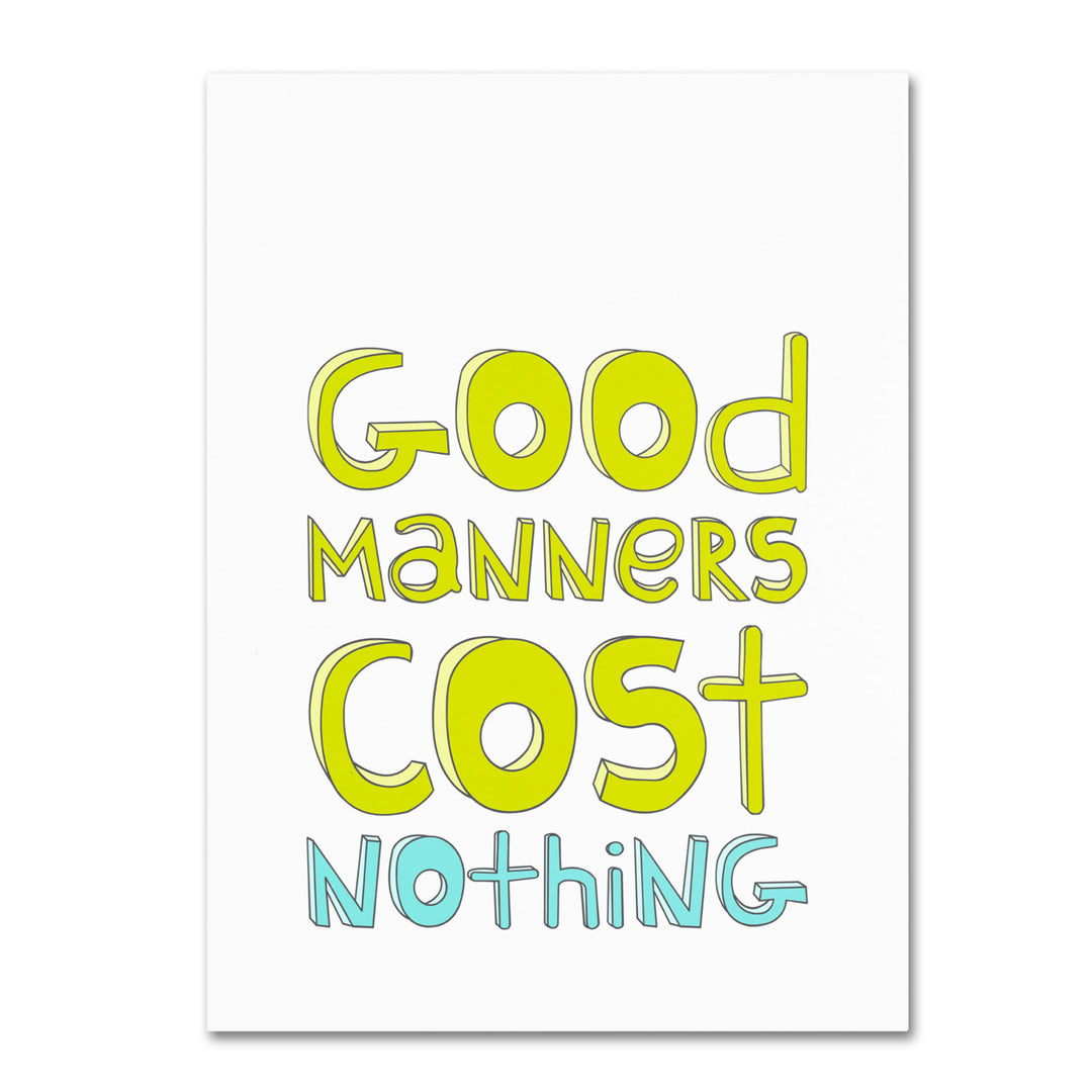 Megan Romo Good Manners Canvas Art 18 x 24 Image 1