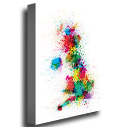 Michael Tompsett UK - Paint Splashes Canvas Art 18 x 24 Image 3