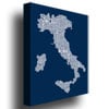 Michael Tompsett Italy City Map II Canvas Art 18 x 24 Image 2