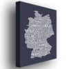 Michael Tompsett Germany City Map II Canvas Art 18 x 24 Image 2