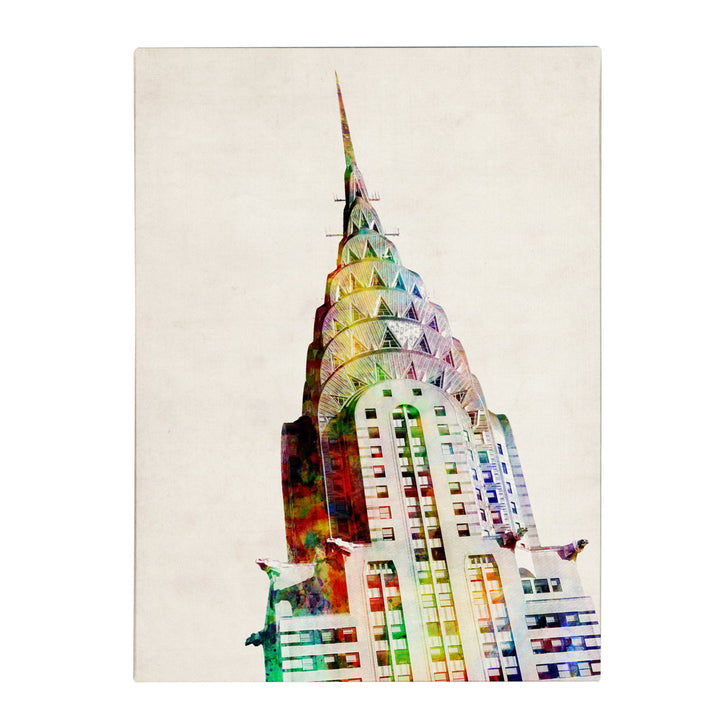 Michael Tompsett Chrysler Building Canvas Art 18 x 24 Image 1