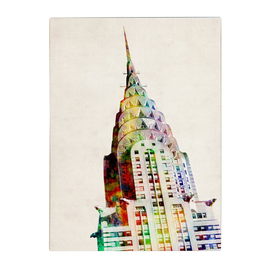 Michael Tompsett Chrysler Building Canvas Art 18 x 24 Image 1