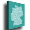 Michael Tompsett Germany City Map III Canvas Art 18 x 24 Image 2