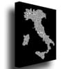 Michael Tompsett Italy City Map I Canvas Art 18 x 24 Image 2
