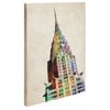 Michael Tompsett Chrysler Building Canvas Art 18 x 24 Image 2