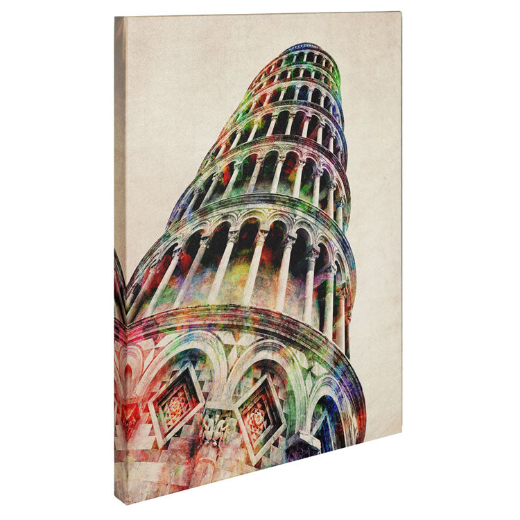 Michael Tompsett Leaning Tower Pisa Canvas Art 18 x 24 Image 3