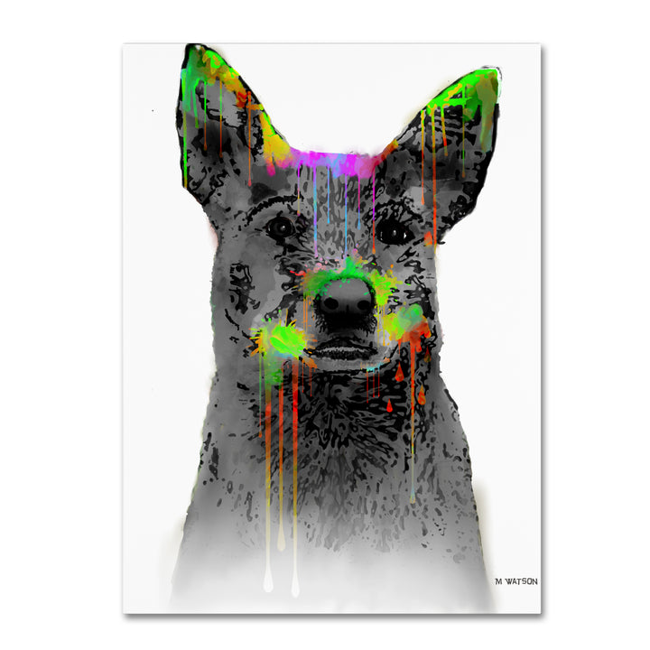 Marlene Watson Cattle Dog Canvas Art 18 x 24 Image 1