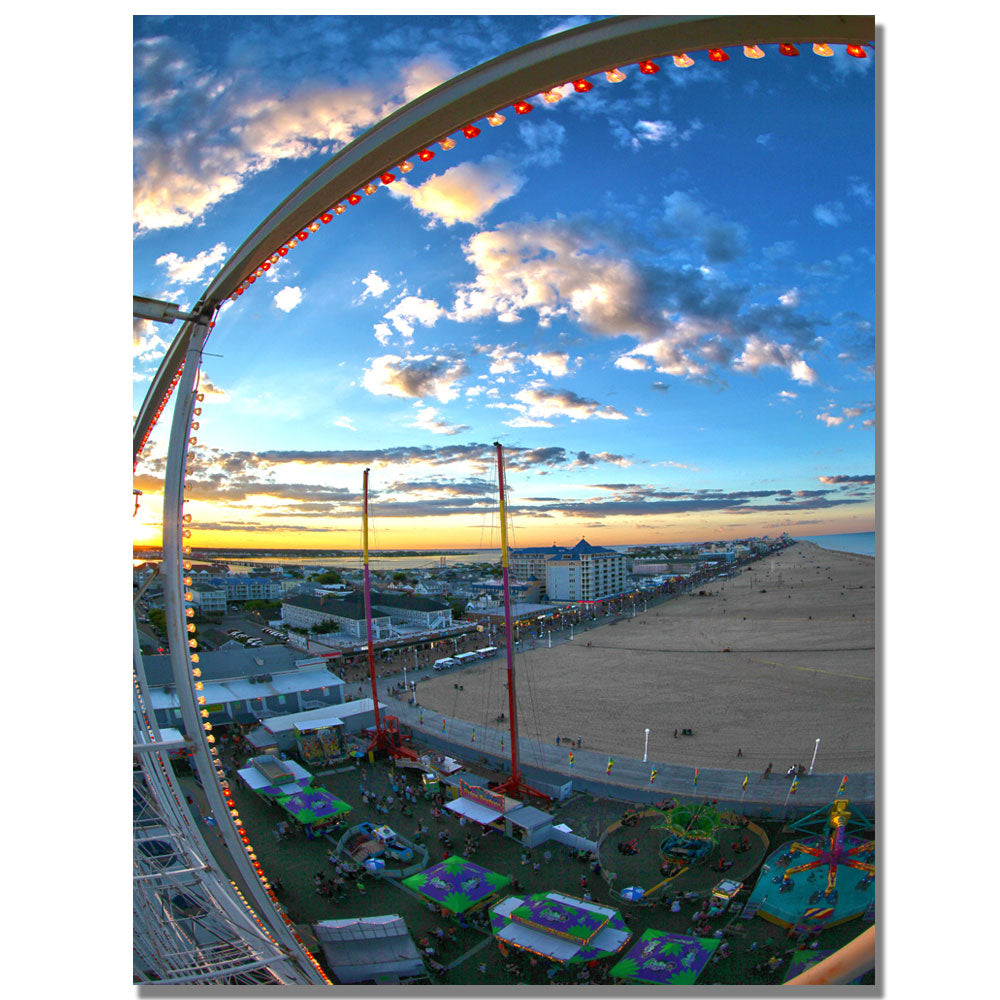 MCat Ocean City Canvas Art 18 x 24 Image 1