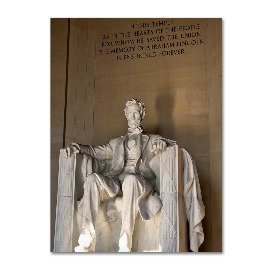 CATeyes Lincoln Memorial 2 Canvas Art 18 x 24 Image 1