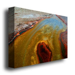 Nicole Dietz Yellowstone Rusty Geyser Canvas Art 18 x 24 Image 3