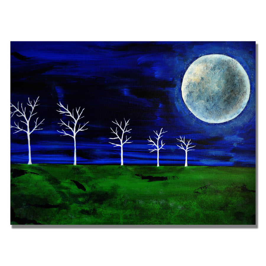 Nicole Dietz Blue Moon Canvas Art 18 x 24 Image 1