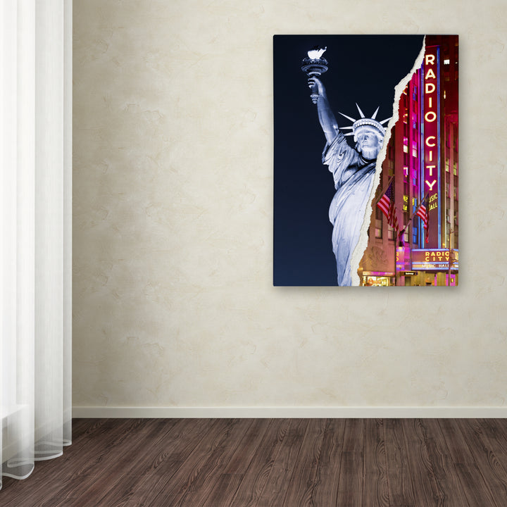 Philippe Hugonnard Liberty Night Canvas Art 18 x 24 Image 3