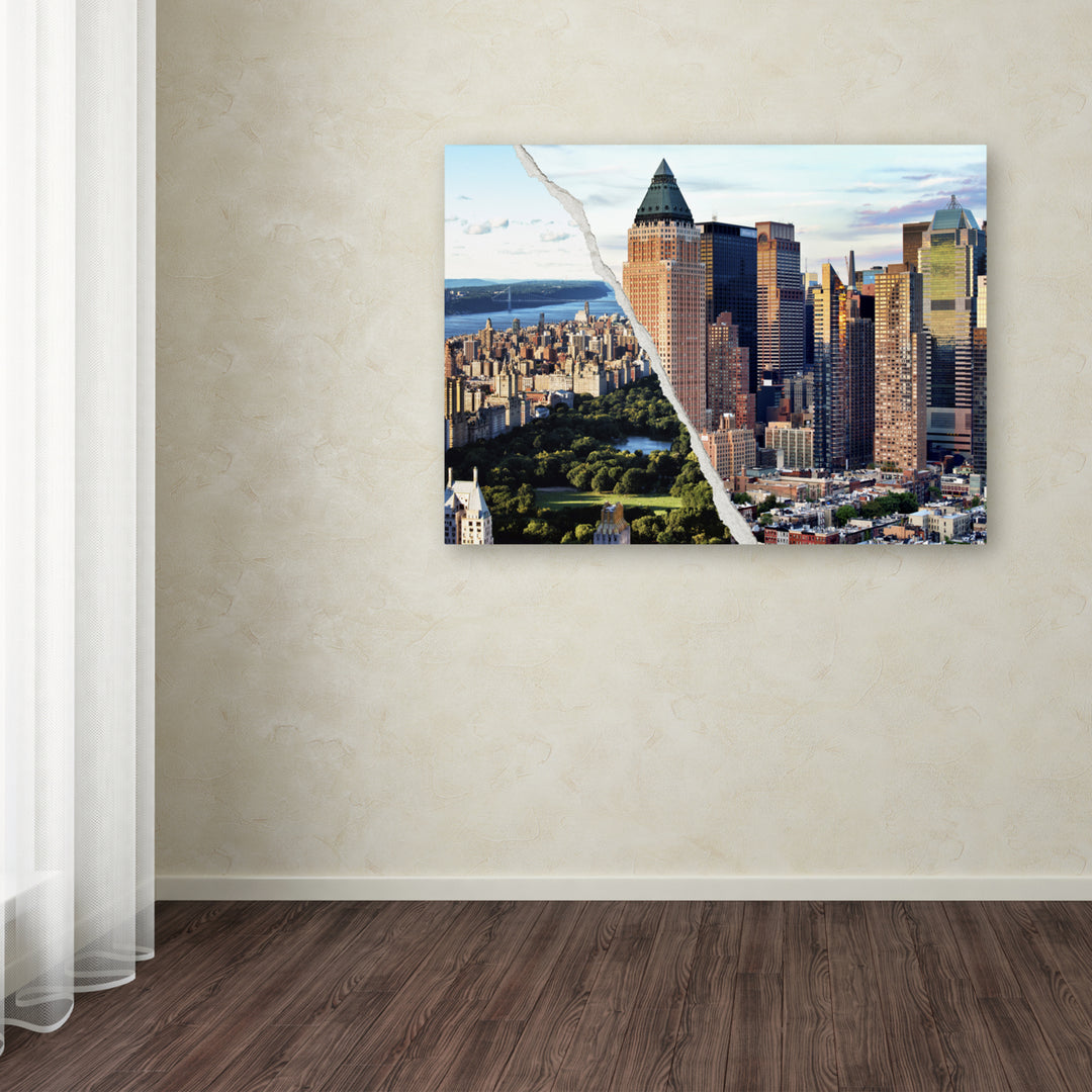 Philippe Hugonnard Central Park in Town Canvas Art 18 x 24 Image 3