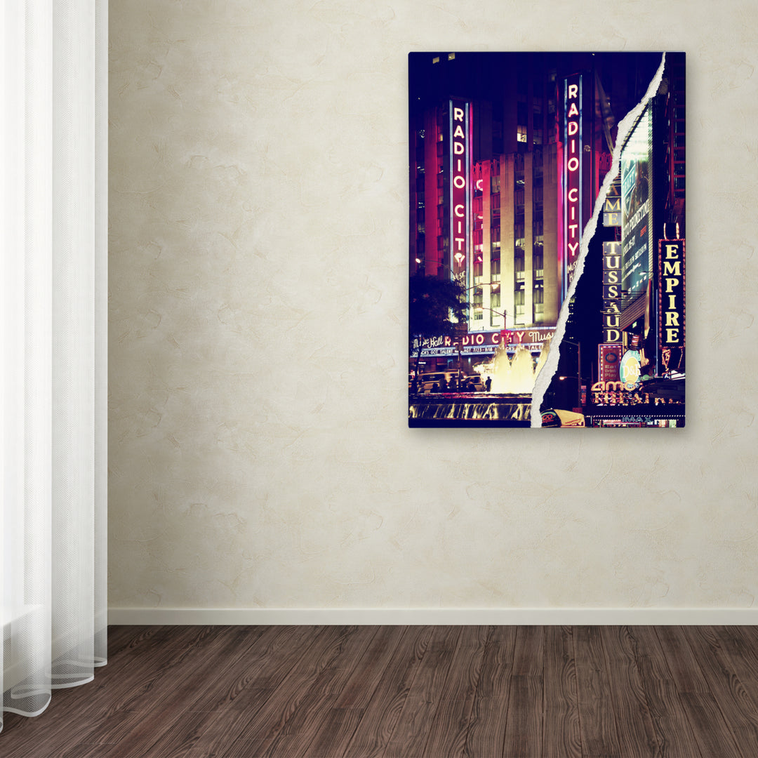 Philippe Hugonnard Times Square Theater District Canvas Art 18 x 24 Image 3