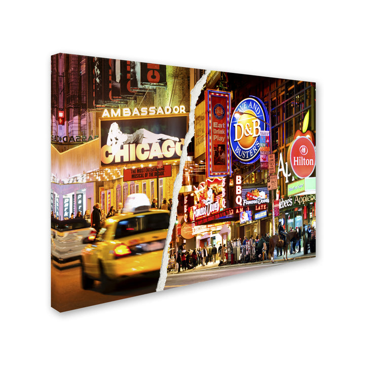 Philippe Hugonnard Times Square Colours Canvas Art 18 x 24 Image 2