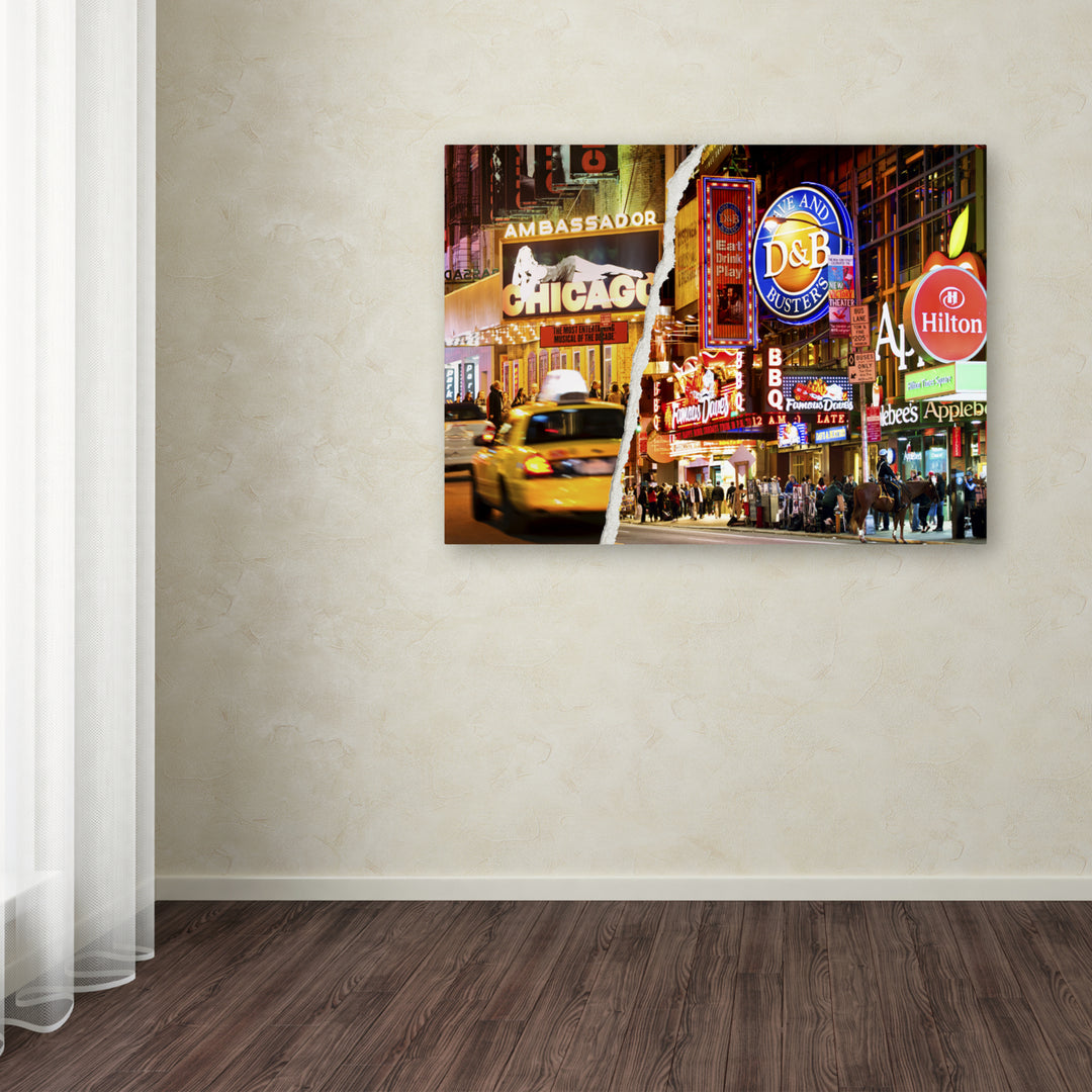 Philippe Hugonnard Times Square Colours Canvas Art 18 x 24 Image 3