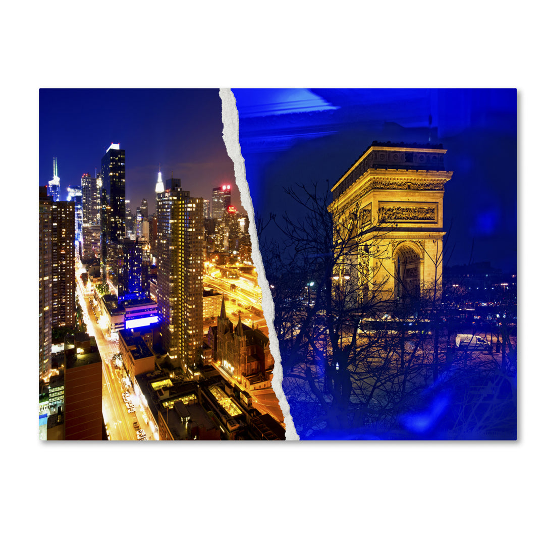 Philippe Hugonnard Cities at Night Canvas Art 18 x 24 Image 1