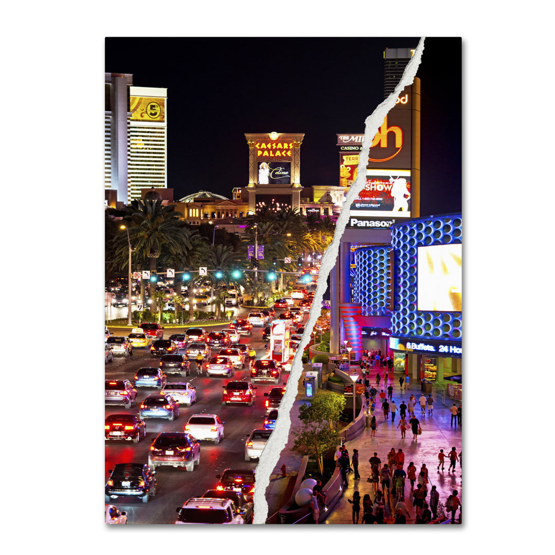 Philippe Hugonnard The City of Las Vegas Canvas Art 18 x 24 Image 1