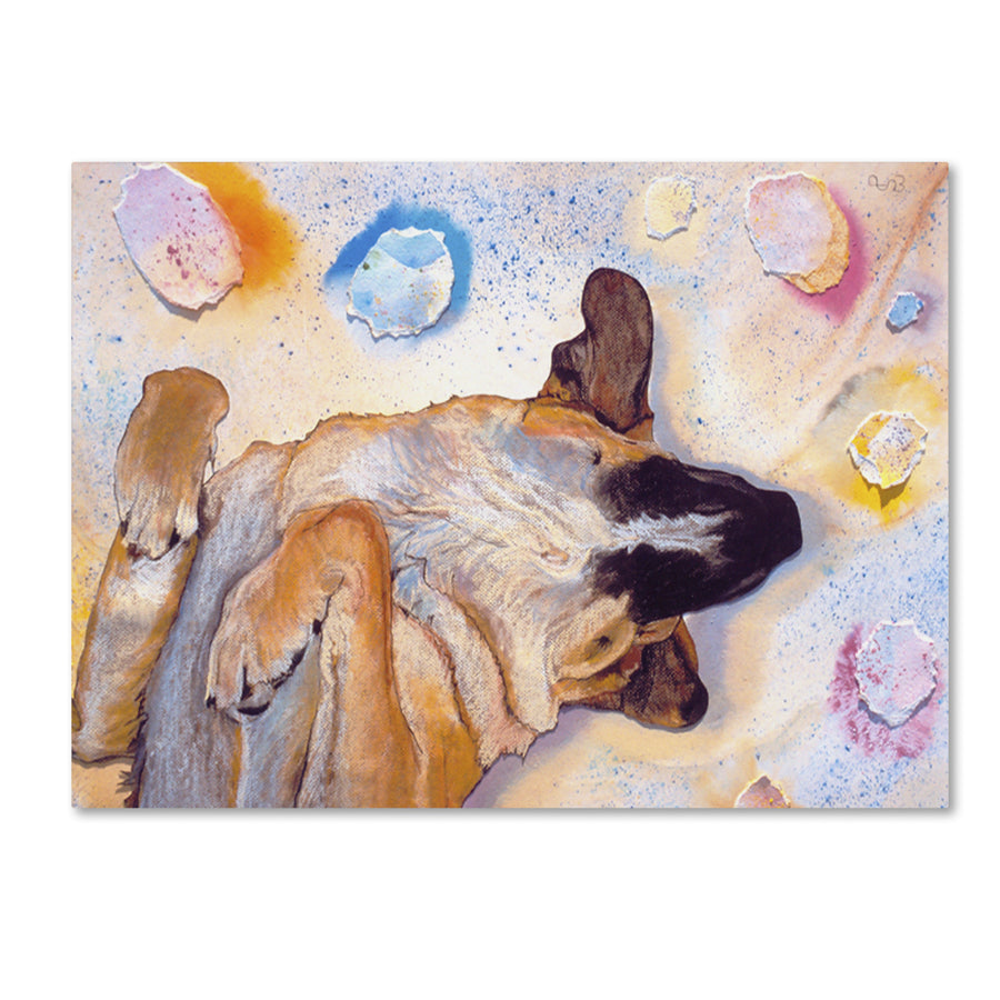 Pat Saunders-White Dog Dreams Canvas Art 18 x 24 Image 1