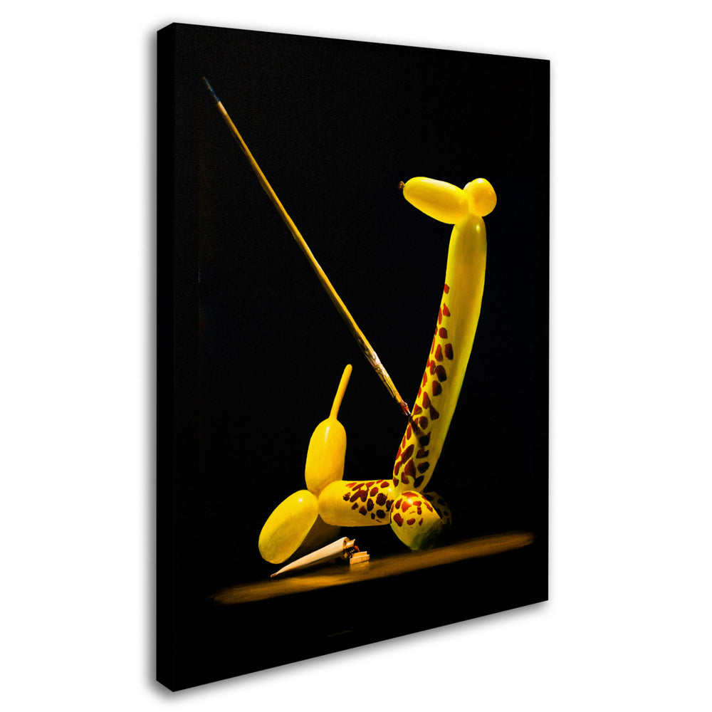 Roderick Stevens Balloon Giraffe Canvas Art 18 x 24 Image 2