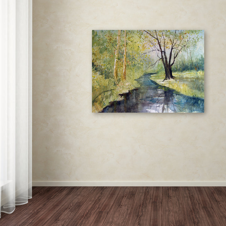 Ryan Radke Covered Bridge Park I Canvas Art 18 x 24 Image 3