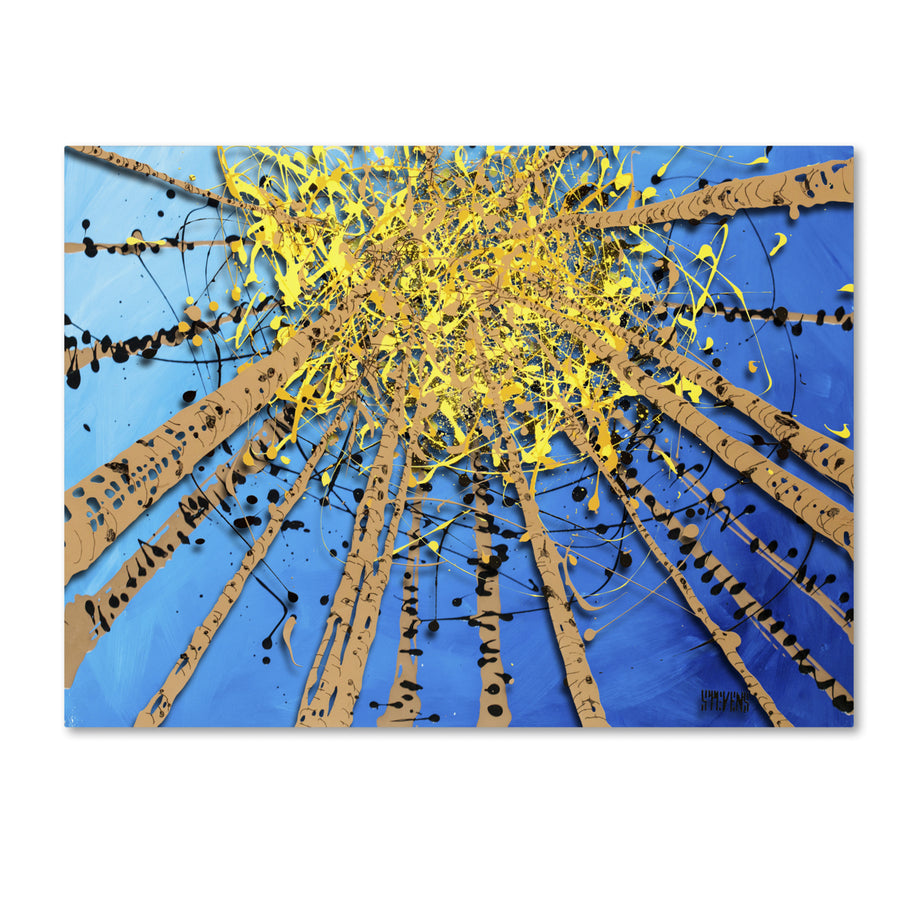 Roderick Stevens Brown Aspen Sky Canvas Art 18 x 24 Image 1